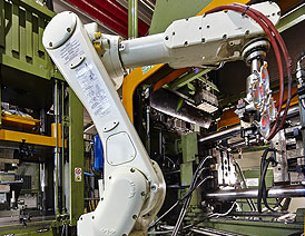 Braccio robotico industriale